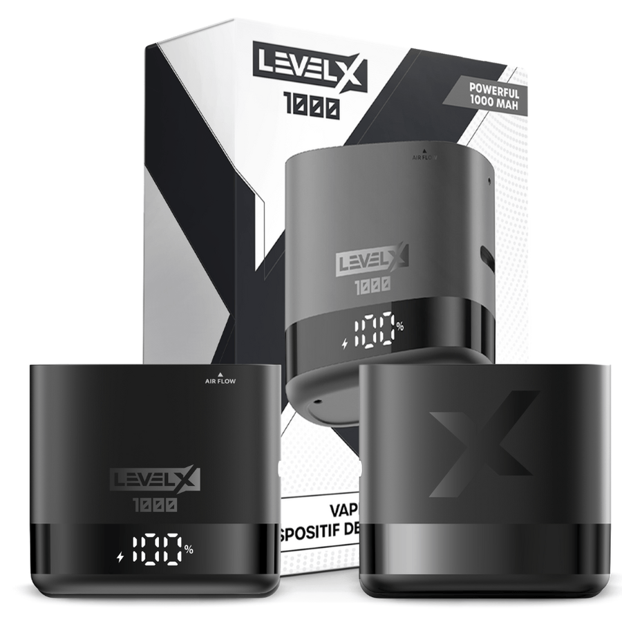 Level X Device Battery-1000 mAh 1000mAh-Black Airdrie Vape SuperStore and Bong Shop Alberta Canada