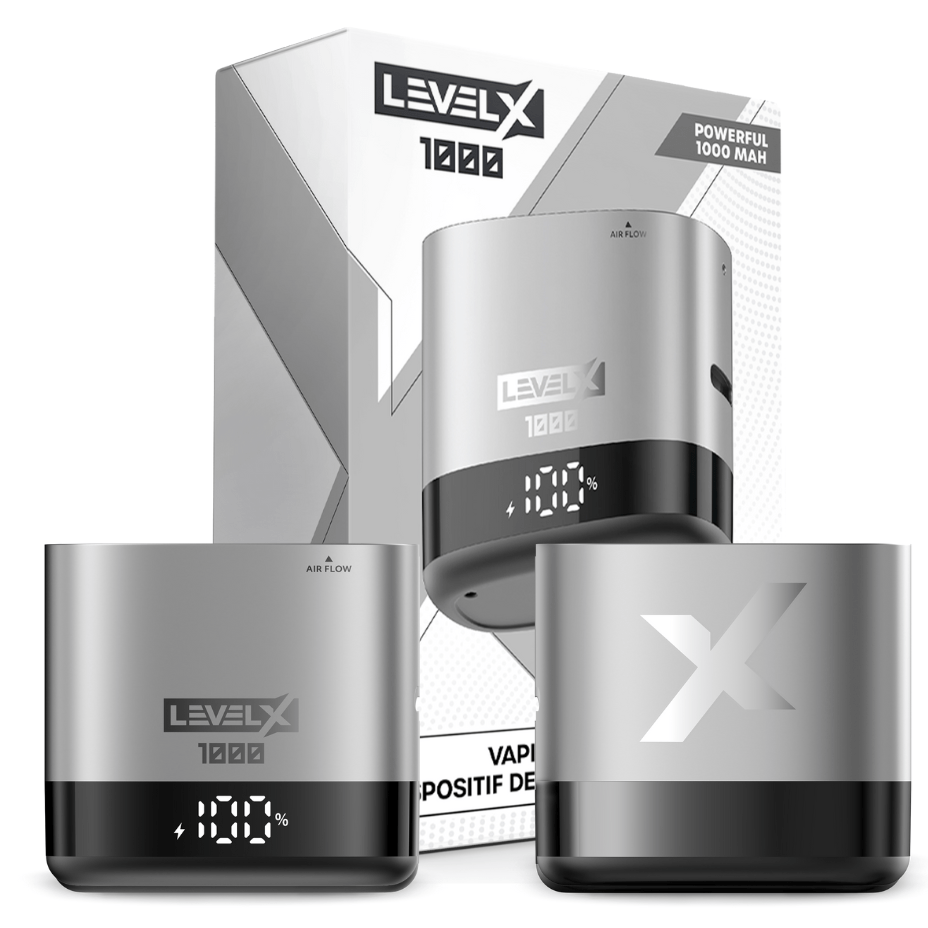 Level X Device Battery-1000 mAh 1000mAh-Black Airdrie Vape SuperStore and Bong Shop Alberta Canada