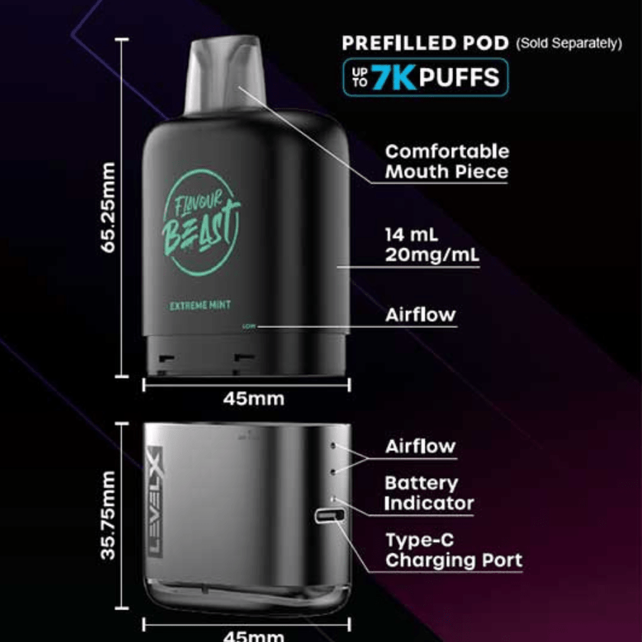 Level X Pod System Device Kit Airdrie Vape SuperStore and Bong Shop Alberta Canada