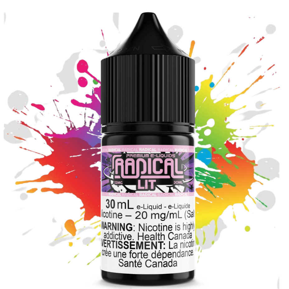 Lit Salt Nic by Radical E-liquid Airdrie Vape SuperStore and Bong Shop Alberta Canada