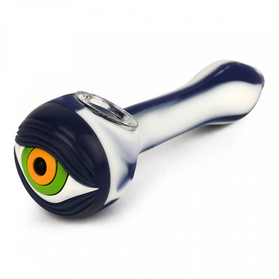 LIT Silicone Eyeball Hand Pipe 4.75" Purple Airdrie Vape SuperStore and Bong Shop Alberta Canada
