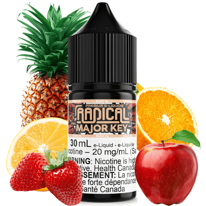 Major Key Salt Nic by Radical E-liquid 30ml / 12mg Airdrie Vape SuperStore and Bong Shop Alberta Canada