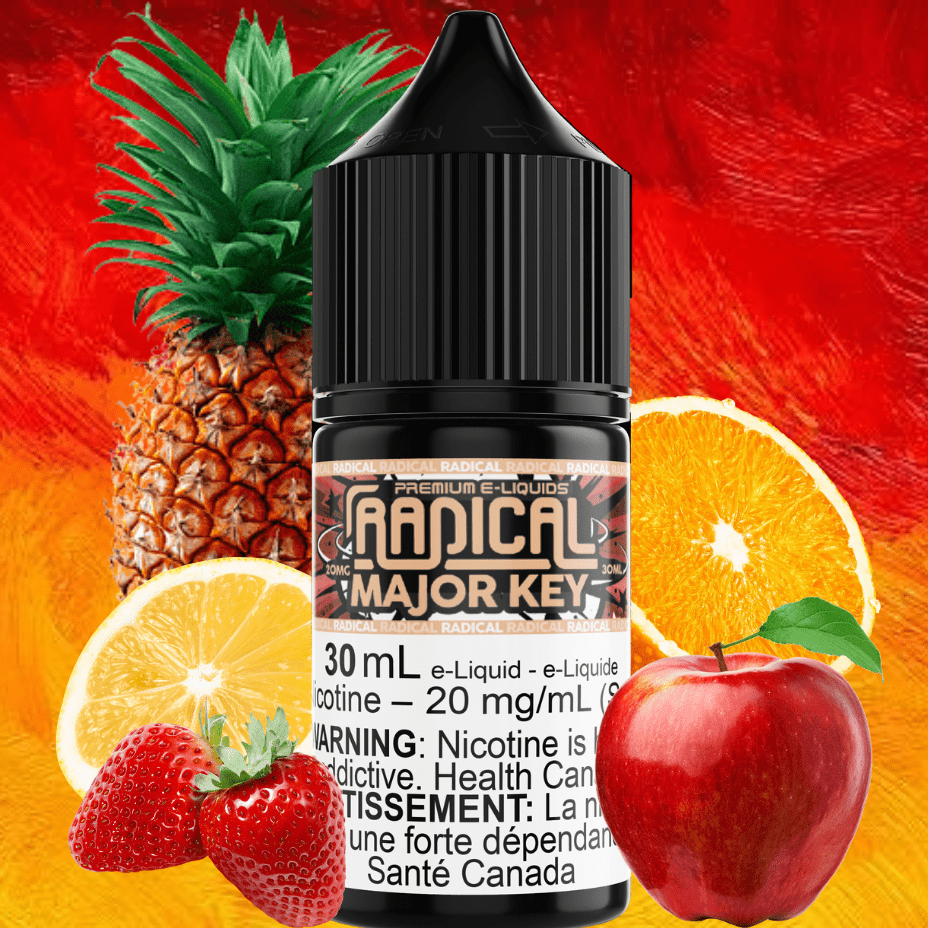 Major Key Salt Nic by Radical E-liquid Airdrie Vape SuperStore and Bong Shop Alberta Canada