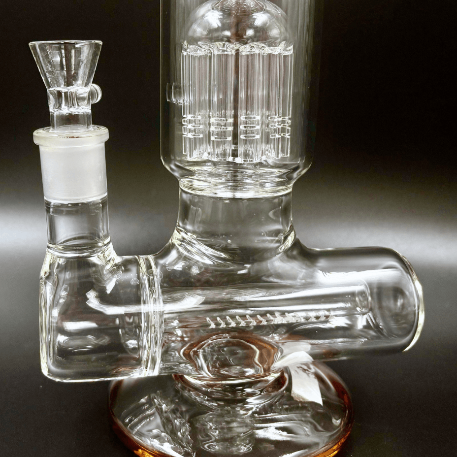 Marley Glass World Engine Bong 20" Amber Airdrie Vape SuperStore and Bong Shop Alberta Canada