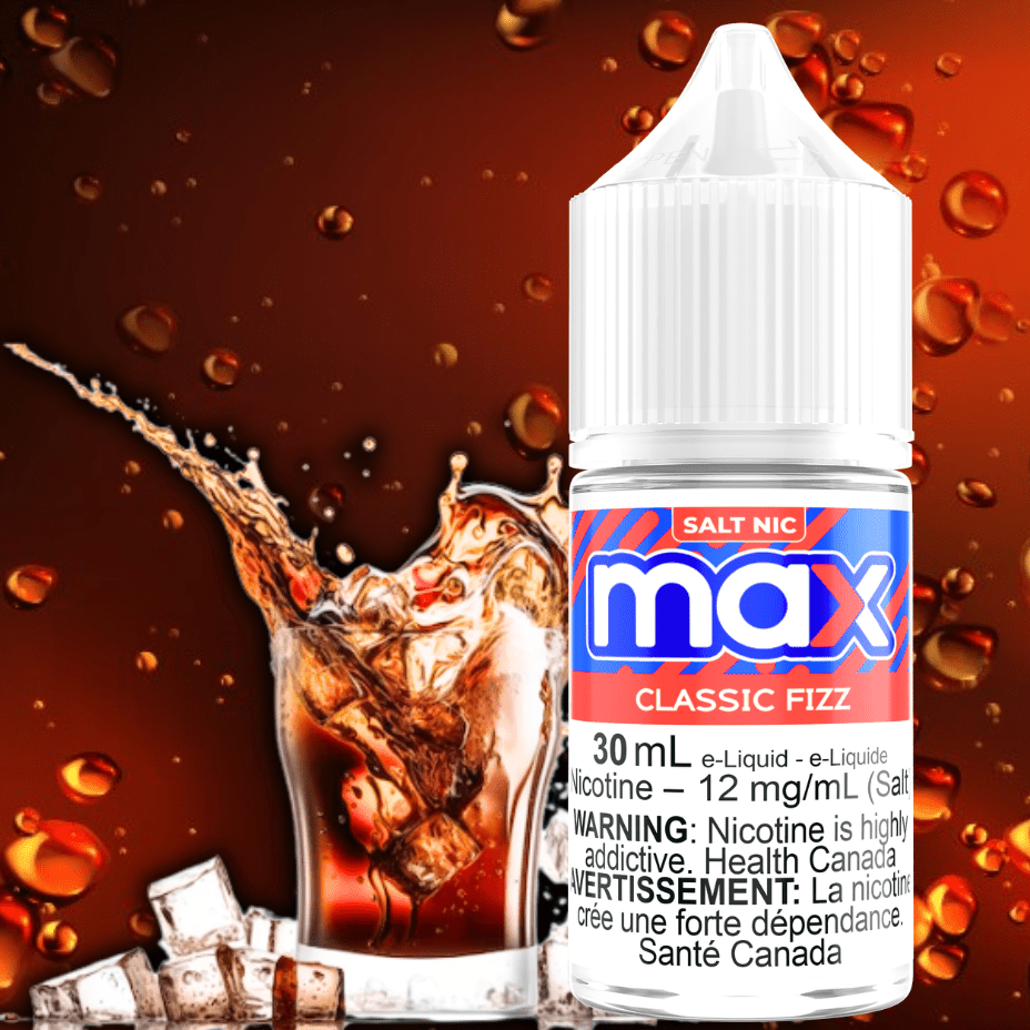 Max E-Liquid - Classic Fizz Salt 30ml / 12mg Airdrie Vape SuperStore and Bong Shop Alberta Canada