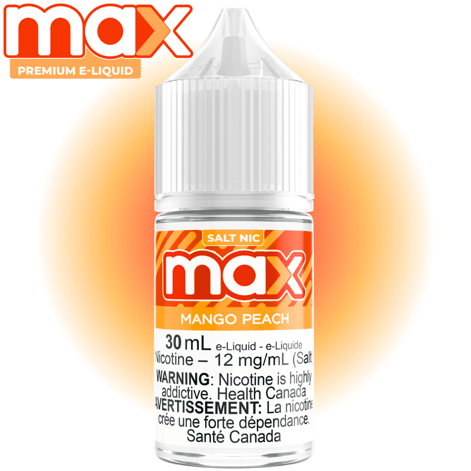 Max E-Liquid - Mango Peach Salt 30ml / 12mg Airdrie Vape SuperStore and Bong Shop Alberta Canada