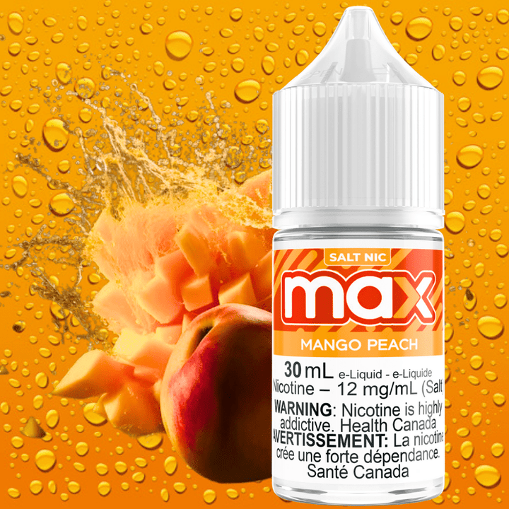 Max E-Liquid - Mango Peach Salt Airdrie Vape SuperStore and Bong Shop Alberta Canada