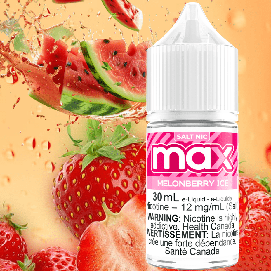 Max E-Liquid - Melonberry Ice Salt Airdrie Vape SuperStore and Bong Shop Alberta Canada