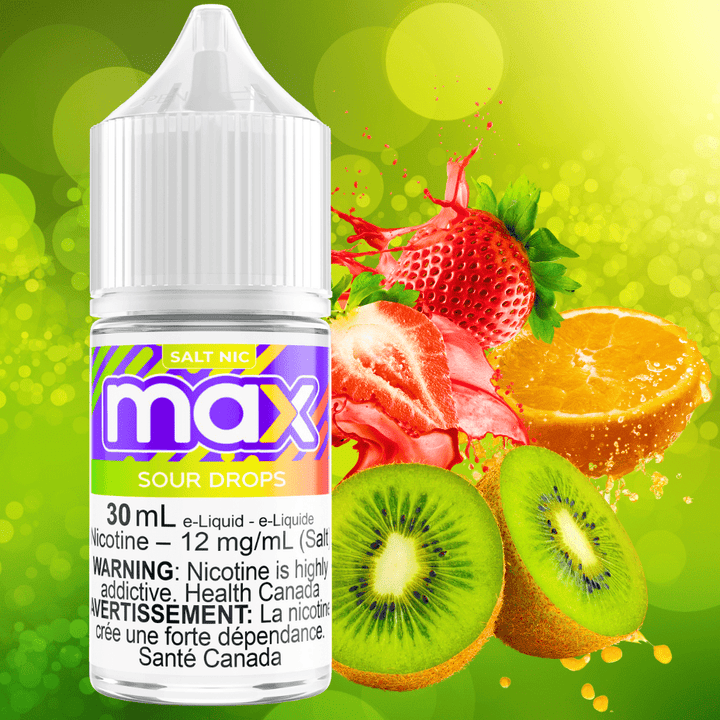 Max E-Liquid - Sour Drops Salt Airdrie Vape SuperStore and Bong Shop Alberta Canada