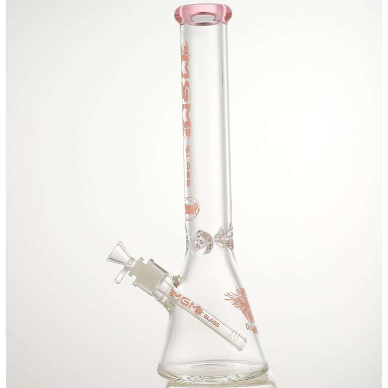 MGM Glass 9mm Logo Beaker-16" Airdrie Vape SuperStore and Bong Shop Alberta Canada