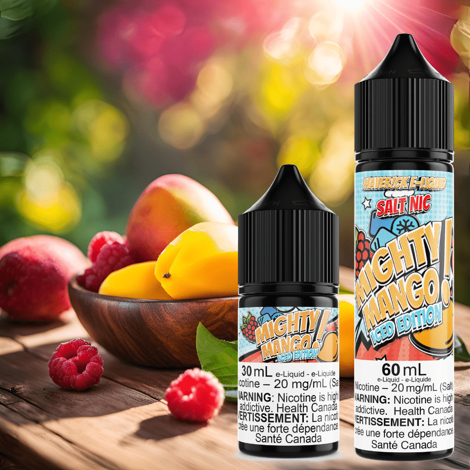 Mighty Mango Iced Salt by Maverick E-Liquid 60ml / 20mg Airdrie Vape SuperStore and Bong Shop Alberta Canada