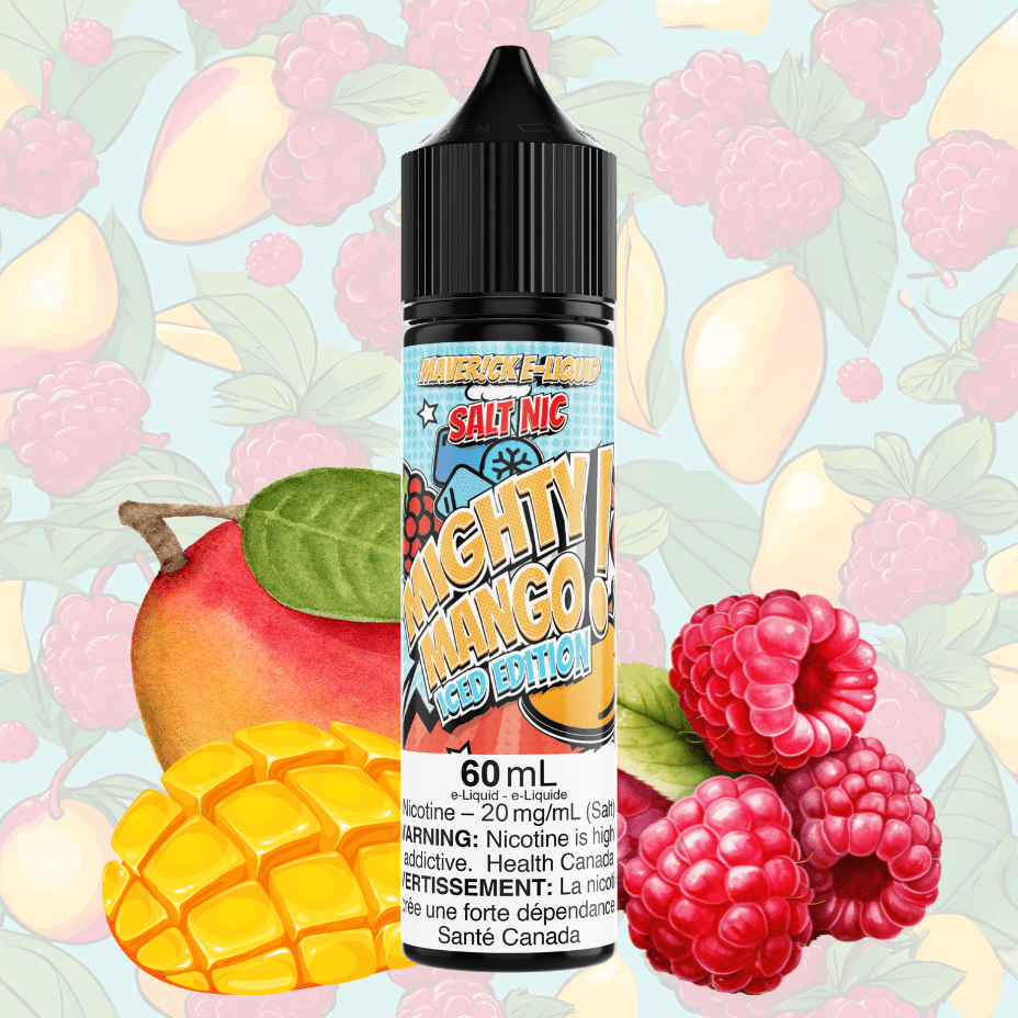 Mighty Mango Iced Salt by Maverick E-Liquid Airdrie Vape SuperStore and Bong Shop Alberta Canada