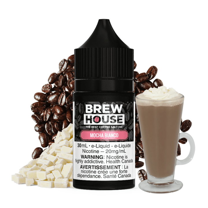 Mocha Bianco Salt by Brew House E-Liquid 30ml / 20mg Airdrie Vape SuperStore and Bong Shop Alberta Canada