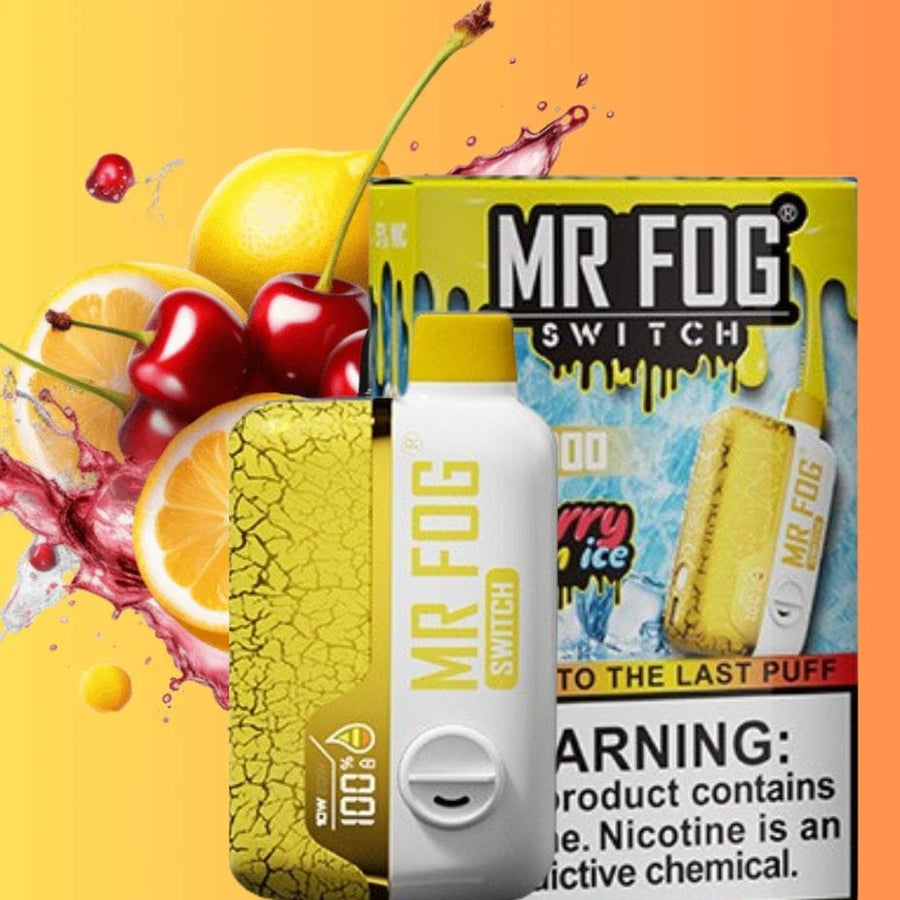 Mr Fog Switch 15K Disposable Vape-Cherry Lemon 15000 Puffs Airdrie Vape SuperStore and Bong Shop Alberta Canada