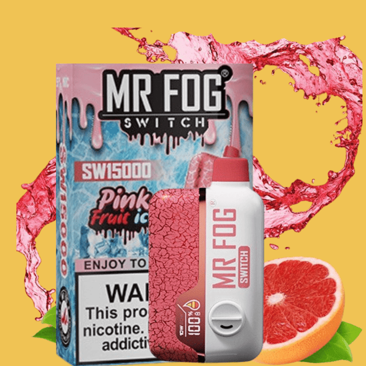 Mr Fog Switch SW15000 Disposable Vape-Pink Fruit 15000 Puffs Airdrie Vape SuperStore and Bong Shop Alberta Canada