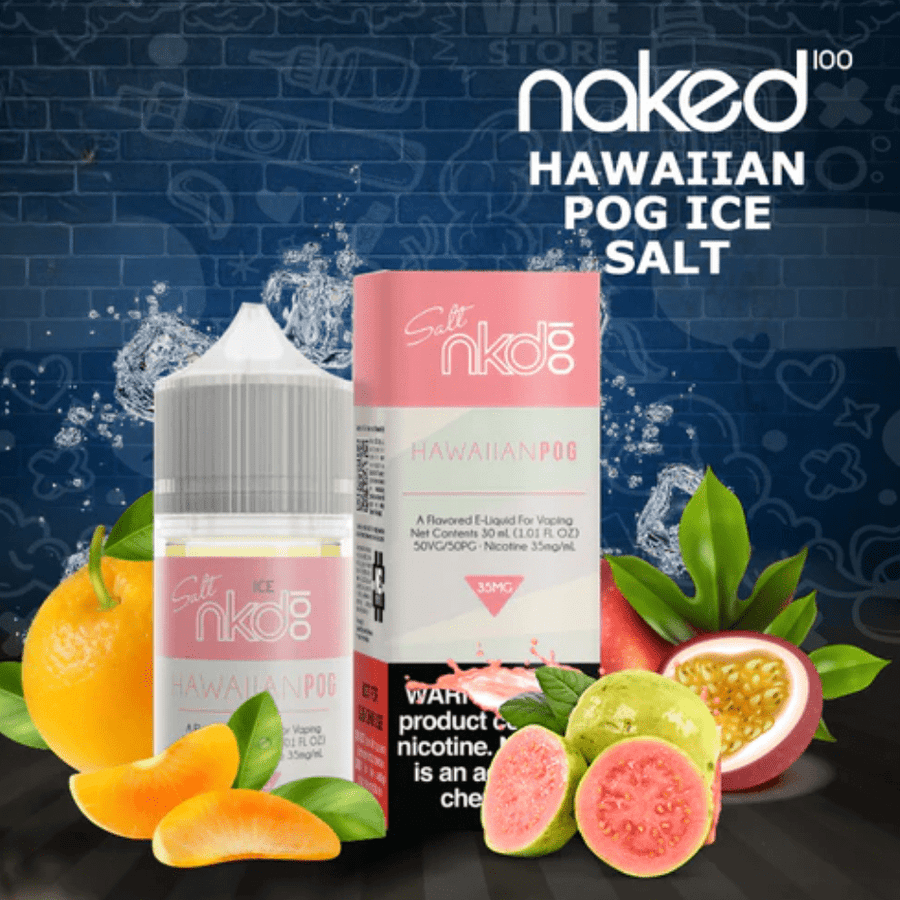 Naked 100 Salt-Hawaiian Pog 30ml / 12mg Airdrie Vape SuperStore and Bong Shop Alberta Canada