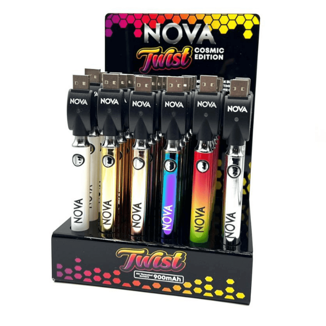 Nova Twist Cosmic Edition 510 Battery-900 mAh 900 mAh / Blue Airdrie Vape SuperStore and Bong Shop Alberta Canada