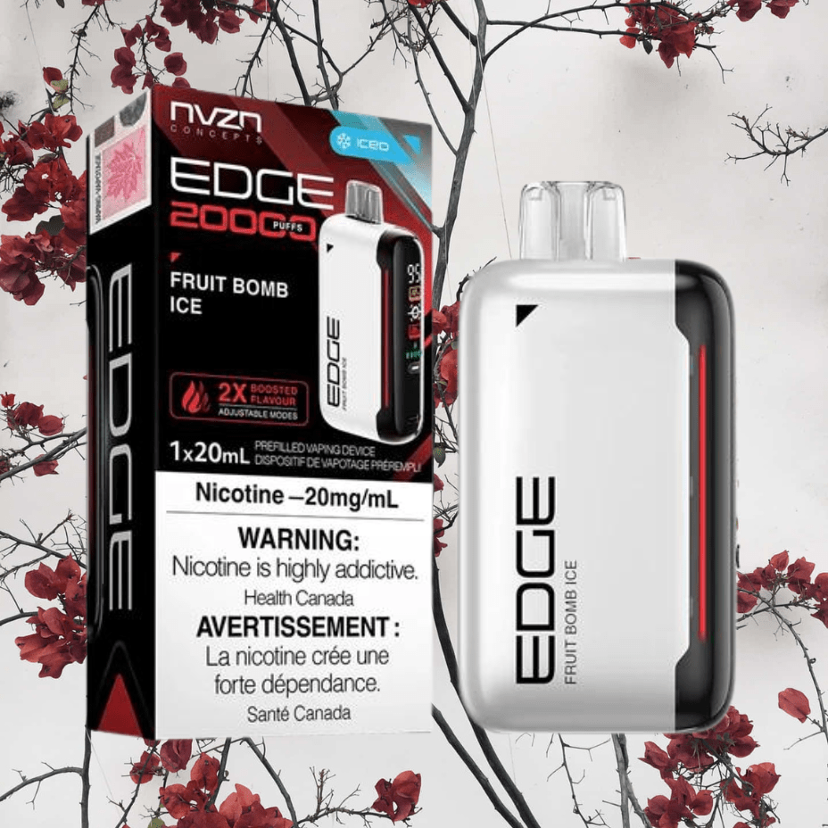 NVZN Edge 20K Disposable Vape-Fruit Bomb Ice 20000 Pufffs / 20mg Airdrie Vape SuperStore and Bong Shop Alberta Canada