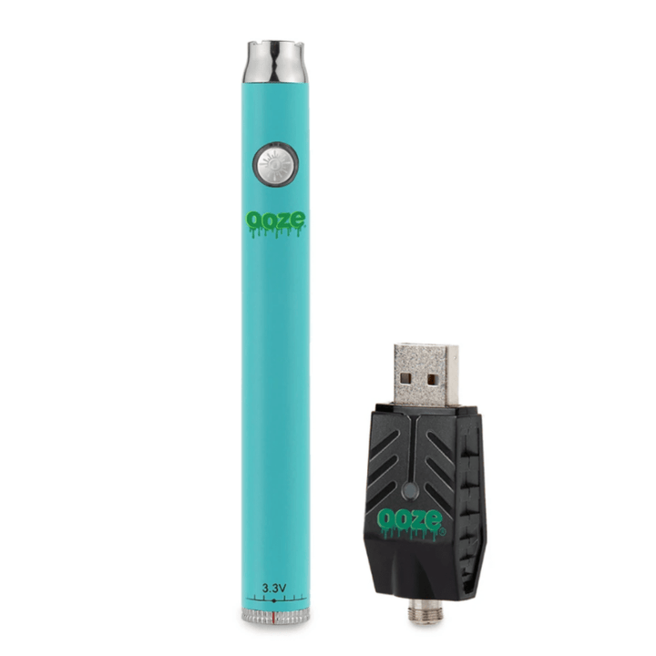 OOZE Slim Twist 510 Adjustable Battery 320mAh / Aqua Teal Airdrie Vape SuperStore and Bong Shop Alberta Canada