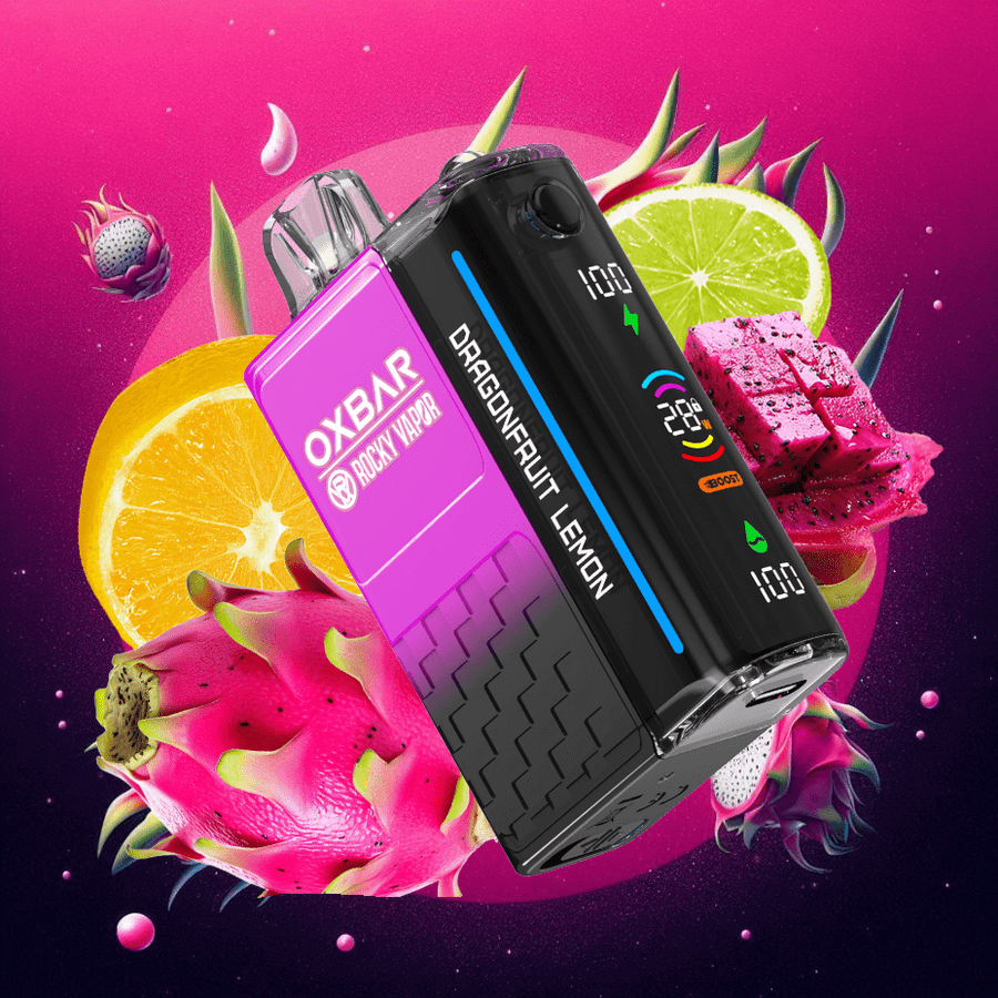 OXBAR M20K Disposable Vape - Dragonfruit Lemon 20mg / 20000 Puffs Airdrie Vape SuperStore and Bong Shop Alberta Canada