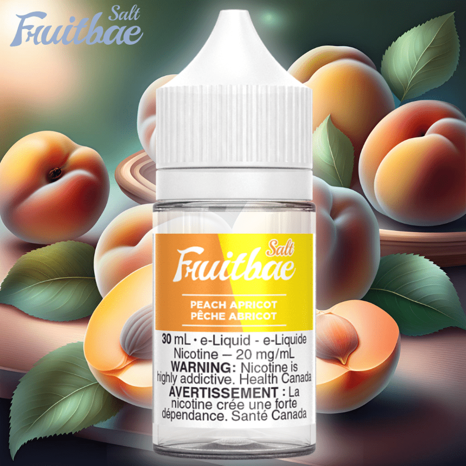 Peach Apricot Salts by Fruitbae E-Liquid Airdrie Vape SuperStore and Bong Shop Alberta Canada