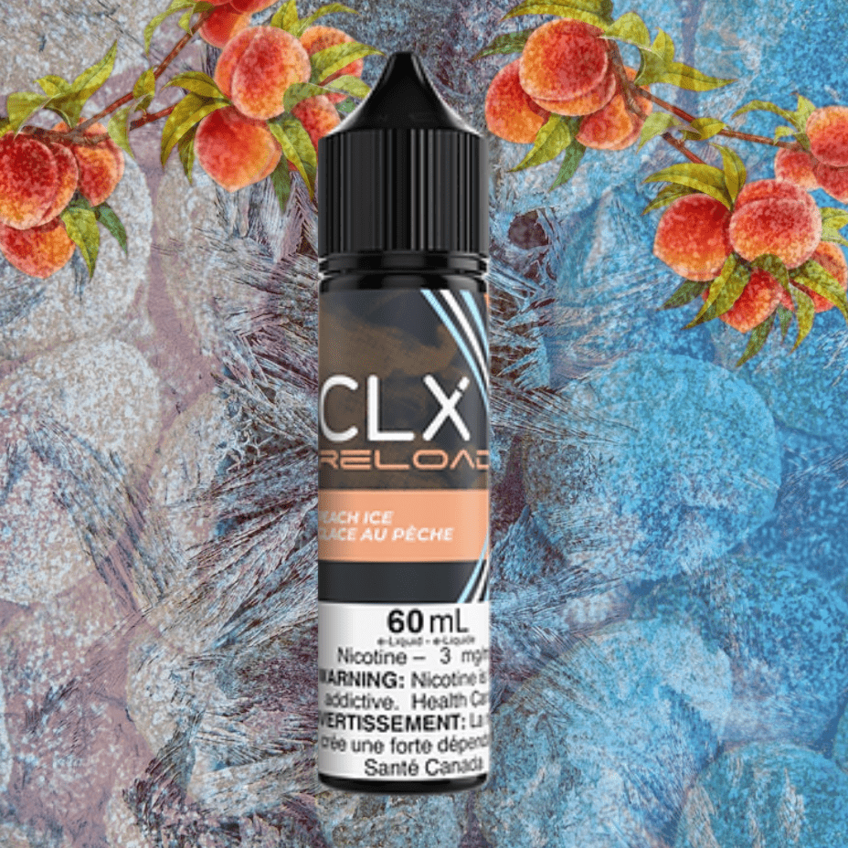 Peach Ice by CLX E-Liquid 60mL / 3mg Airdrie Vape SuperStore and Bong Shop Alberta Canada