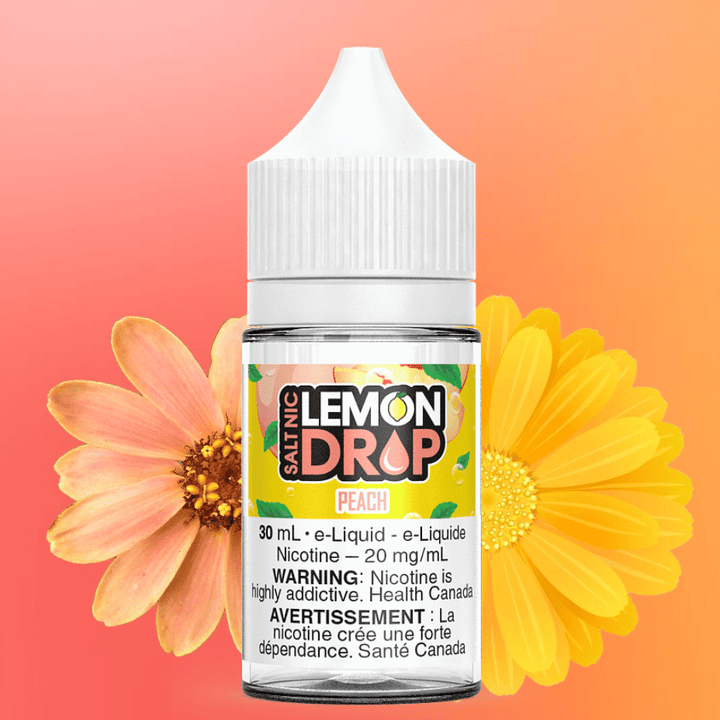 Peach Salts by Lemon Drop E-Liquid Airdrie Vape SuperStore and Bong Shop Alberta Canada