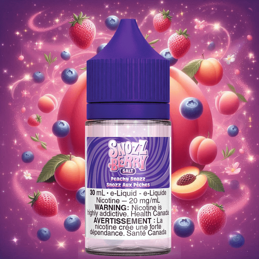 Peach Snozz Salt By Snozzberry E-Liquid 30ml / 12mg Airdrie Vape SuperStore and Bong Shop Alberta Canada