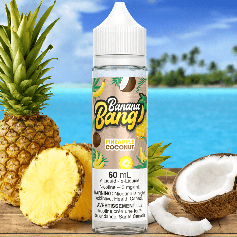 Pineapple Coconut by Banana Bang E-Liquid Airdrie Vape SuperStore and Bong Shop Alberta Canada