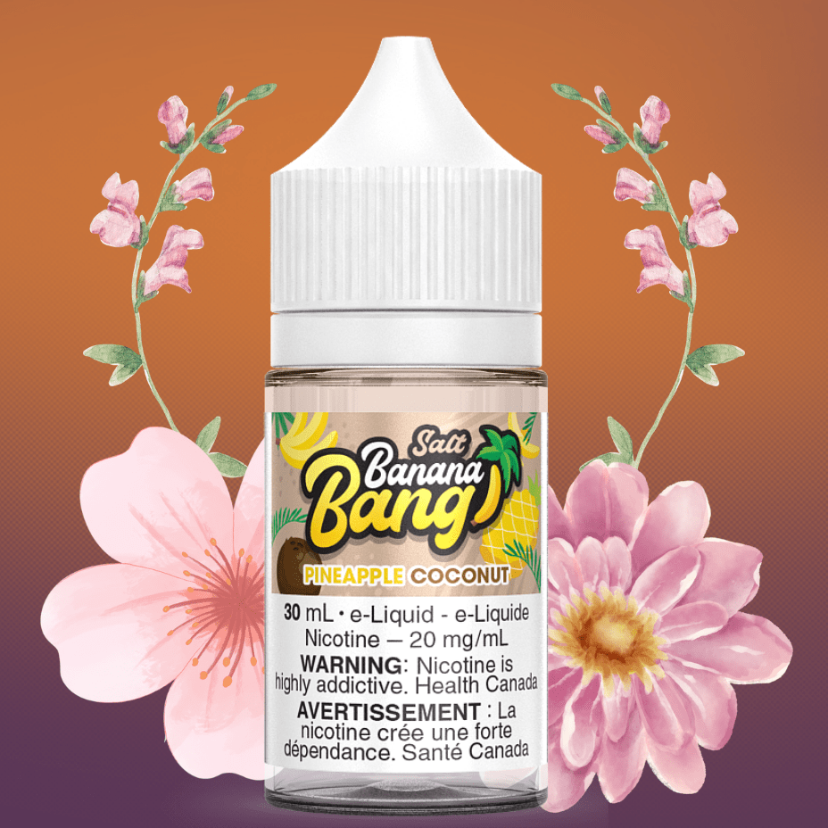 Pineapple Coconut Salts by Banana Bang E-Liquid Airdrie Vape SuperStore and Bong Shop Alberta Canada