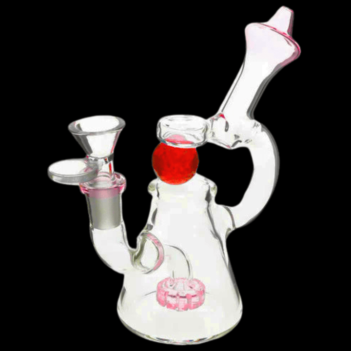 Plain Jane Marble Spinner Bubbler 6.5" 6.5" / Pink Airdrie Vape SuperStore and Bong Shop Alberta Canada