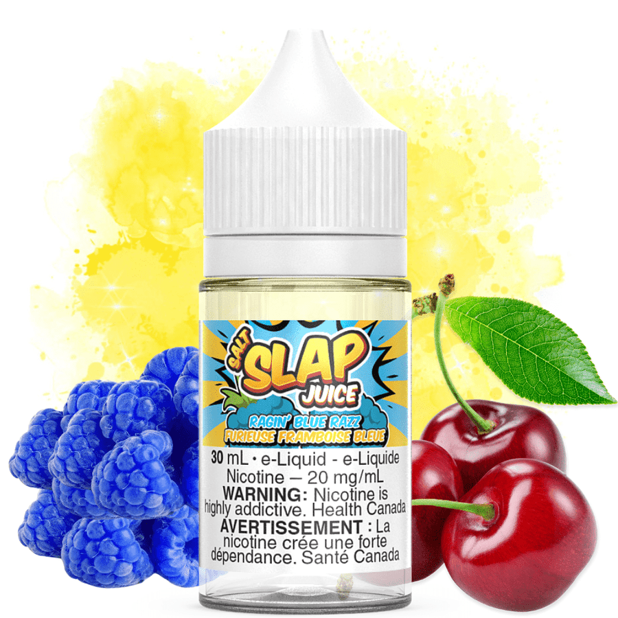 Ragin Blue Razz Salt by Slap Juice 30ml / 12mg Airdrie Vape SuperStore and Bong Shop Alberta Canada