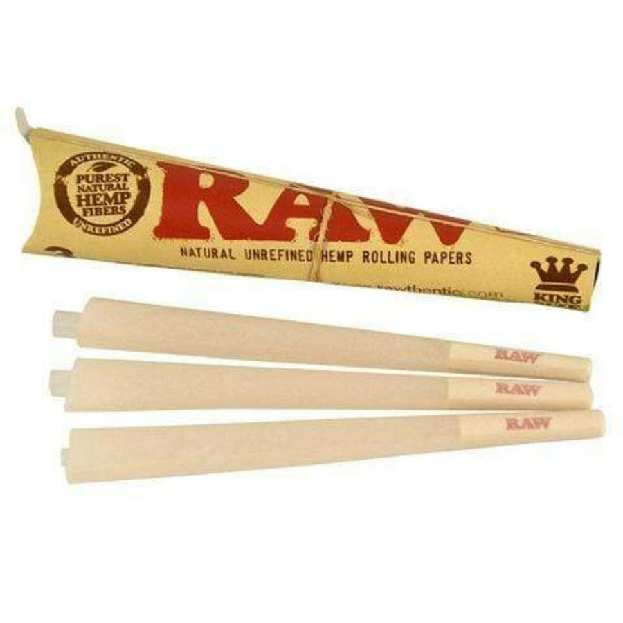 Raw Pre-Rolled Cones Classic King Size-3pkg Airdrie Vape SuperStore and Bong Shop Alberta Canada