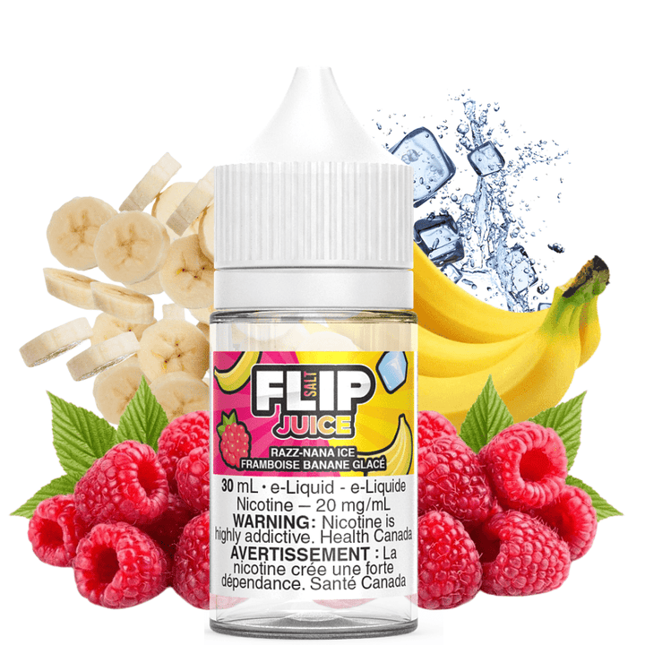 Razz-Nana Ice Salt by Flip Juice Airdrie Vape SuperStore and Bong Shop Alberta Canada