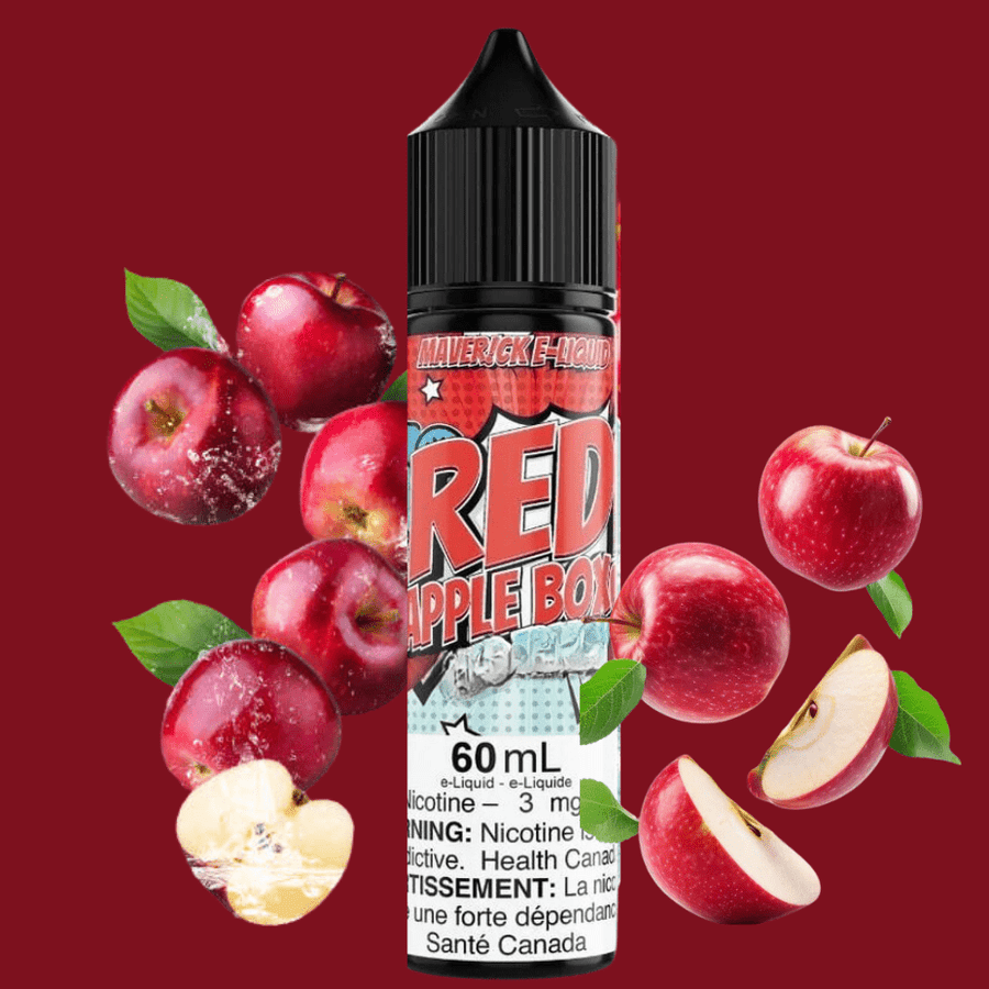 Red Apple Box by Maverick E-Liquid 60ml / 3mg Airdrie Vape SuperStore and Bong Shop Alberta Canada