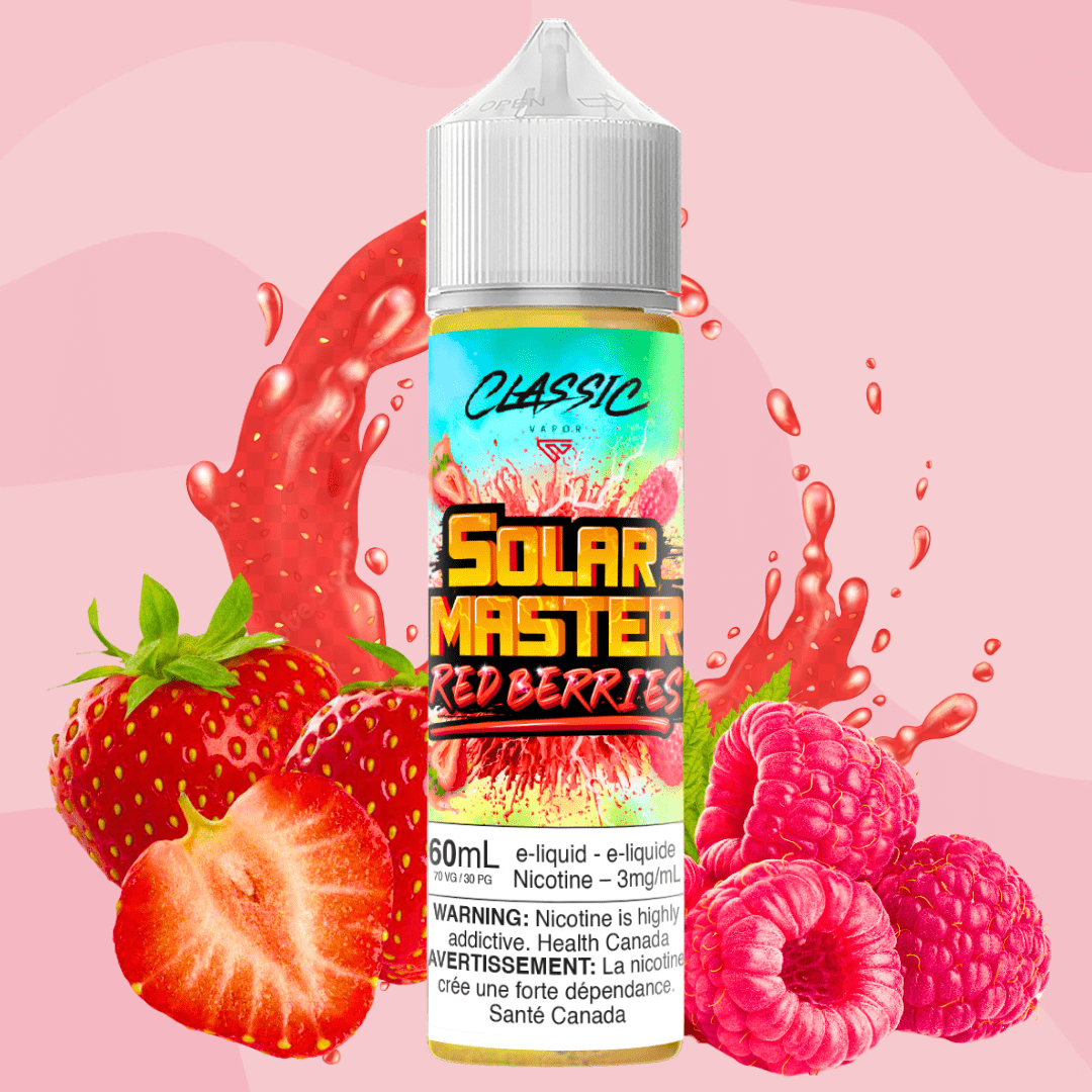 Red Berries by Solar Master E-Liquid Airdrie Vape SuperStore and Bong Shop Alberta Canada