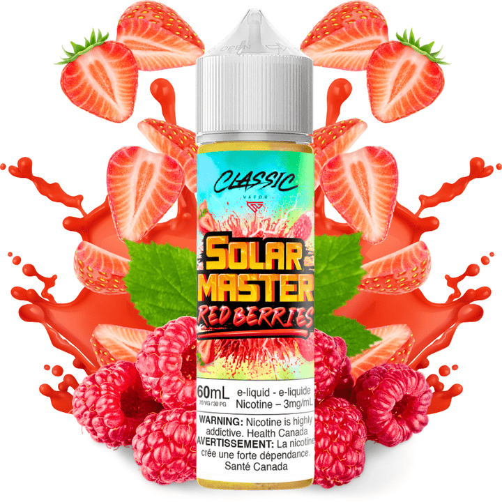 Red Berries by Solar Master E-Liquid Airdrie Vape SuperStore and Bong Shop Alberta Canada