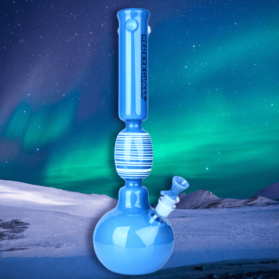 Red Eye Glass Limited Edition Candy Bubble Base Water Pipe 15" 15" / Periwinkle Airdrie Vape SuperStore and Bong Shop Alberta Canada