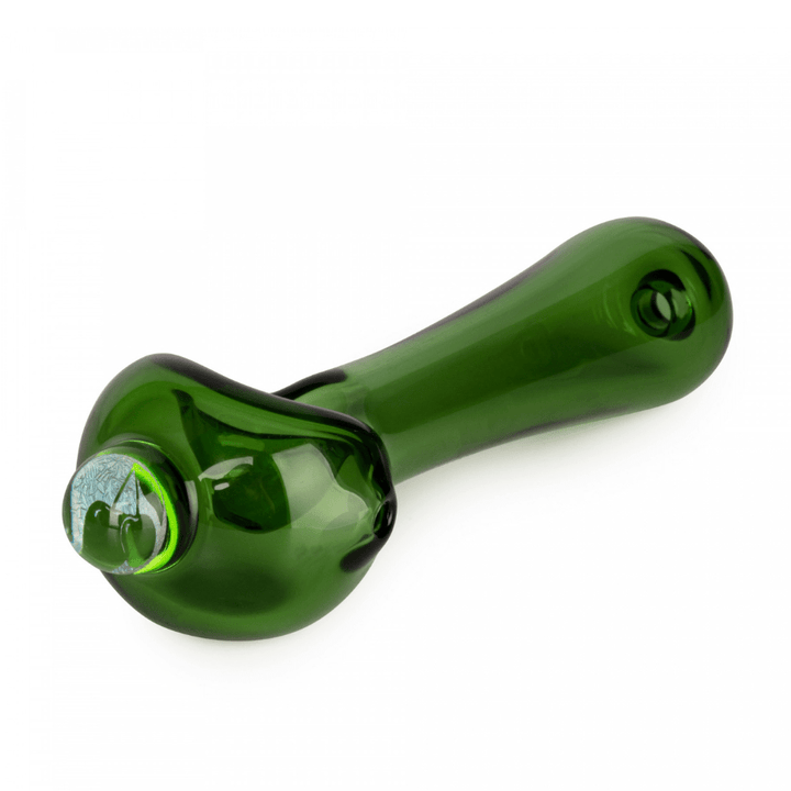 Red Eye Glass Spoon Hand Pipe W/Dichroic Image Marble-4.5" 4.5" Airdrie Vape SuperStore and Bong Shop Alberta Canada