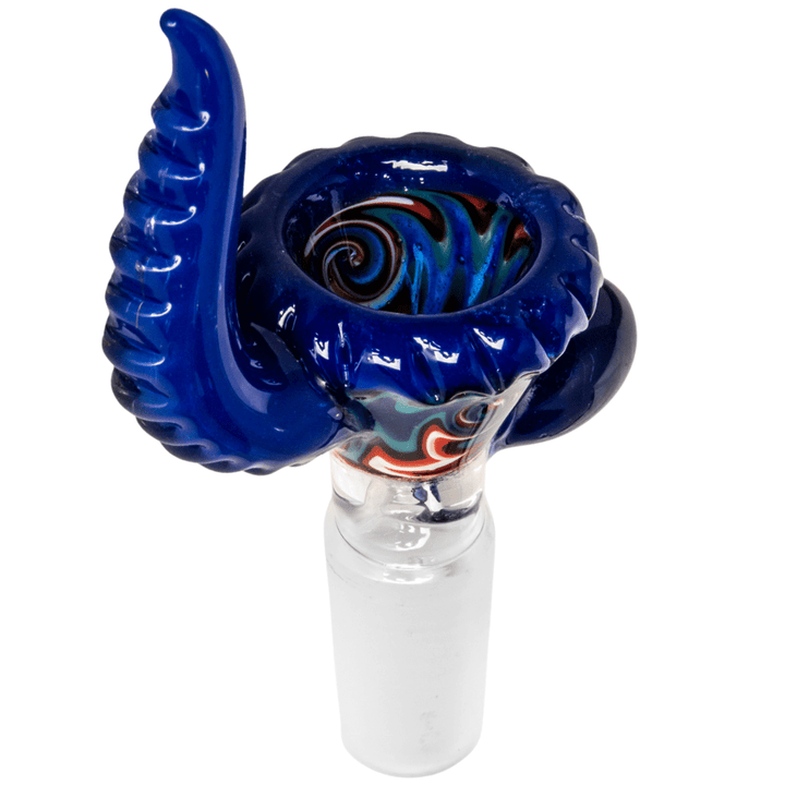 Red Eye Glass Wig-Wag Cone Pull Out Bowl 14mm 14mm / Dark Purple Airdrie Vape SuperStore and Bong Shop Alberta Canada