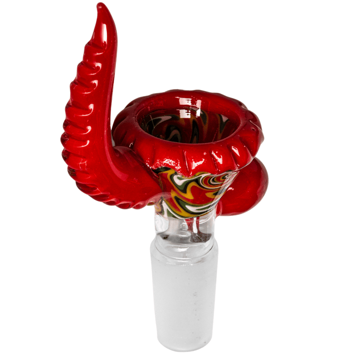 Red Eye Glass Wig-Wag Cone Pull Out Bowl 14mm 14mm / Red Airdrie Vape SuperStore and Bong Shop Alberta Canada