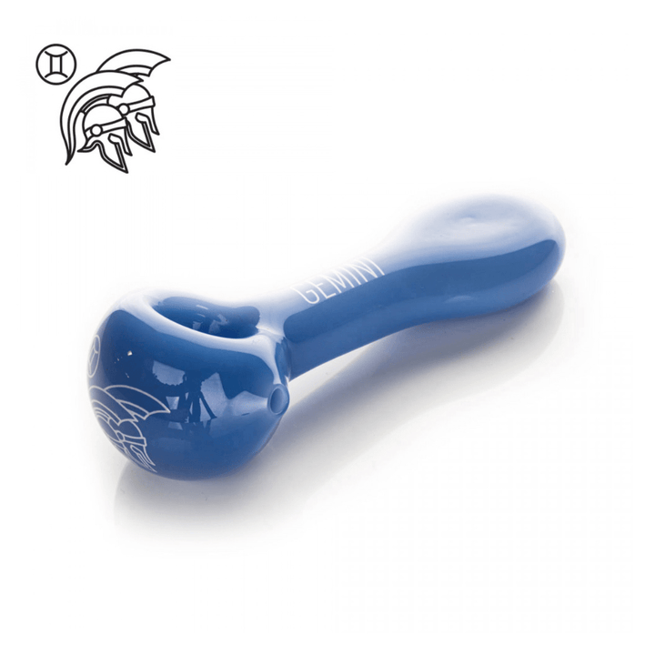 Red Eye Glass Zodiac Spoon Hand Pipe-4.5" Gemini Airdrie Vape SuperStore and Bong Shop Alberta Canada