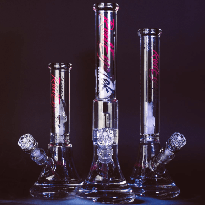 Red Eye Tek Terminator Revolution Dual Chamber Bell Base 17" Airdrie Vape SuperStore and Bong Shop Alberta Canada