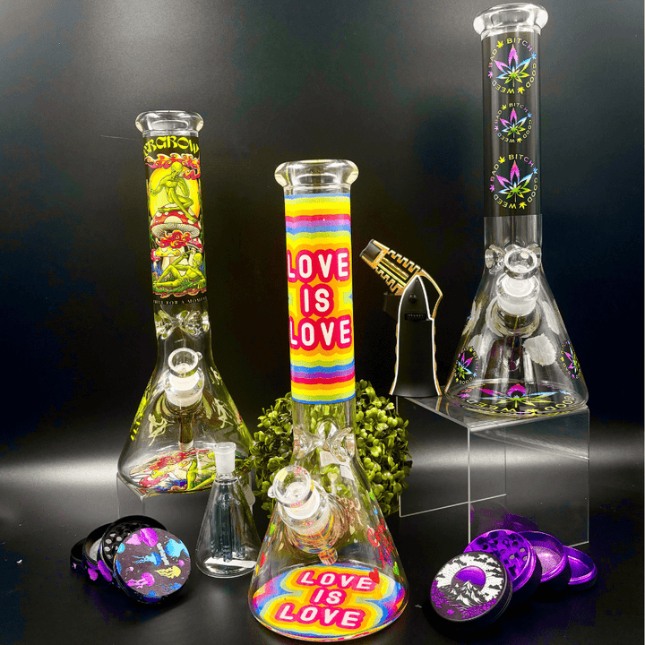 Retro 7mm Exclusive Licensed Beaker 14" Airdrie Vape SuperStore and Bong Shop Alberta Canada