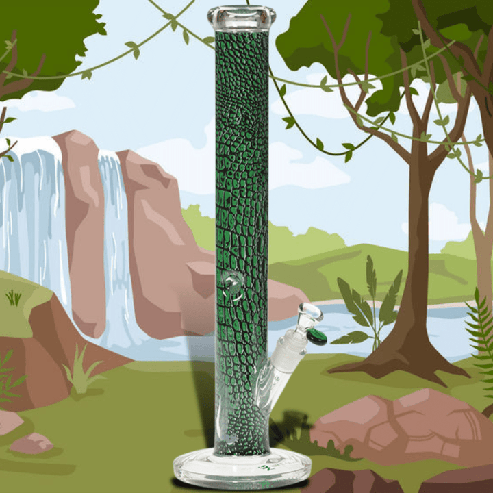 Retro Glass 7mm Lizard Skin Straight Tube 17" 7mm / 17" Airdrie Vape SuperStore and Bong Shop Alberta Canada