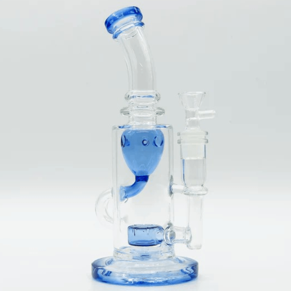 Retro Glass Torus Recycler 8" Airdrie Vape SuperStore and Bong Shop Alberta Canada