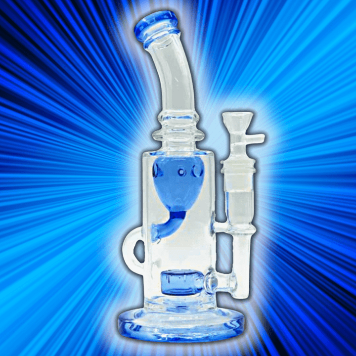 Retro Glass Torus Recycler 8" Airdrie Vape SuperStore and Bong Shop Alberta Canada