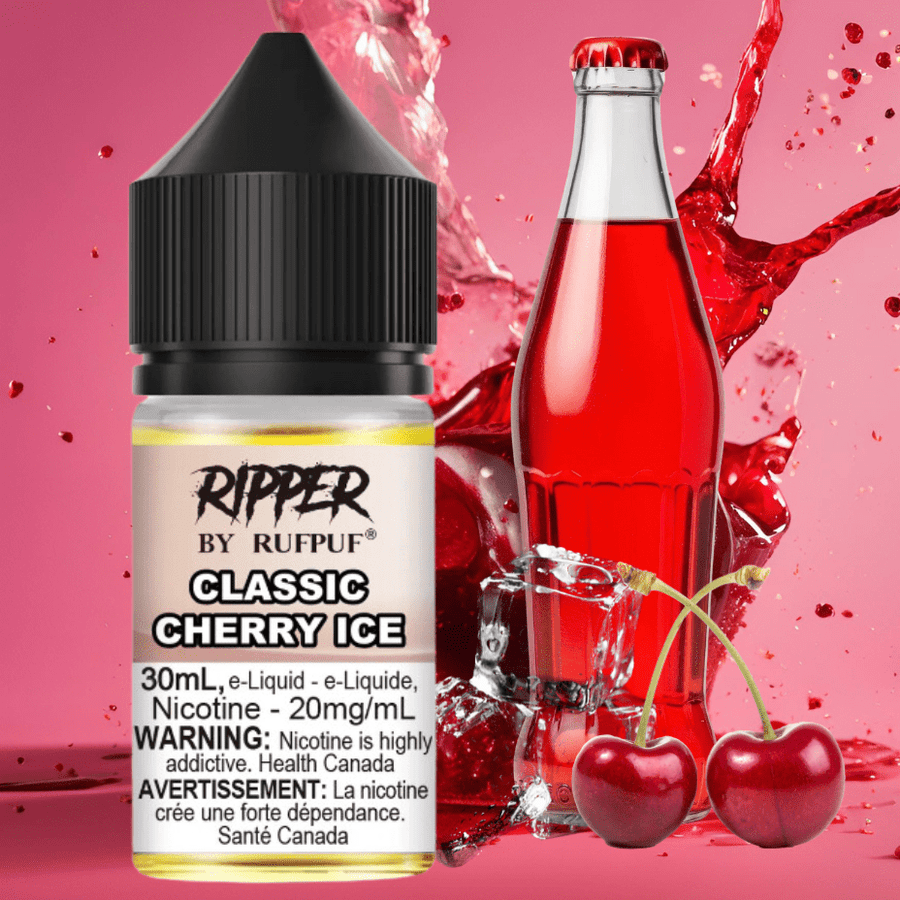 Ripper Rufpuf Salt-Classic Cherry Ice Airdrie Vape SuperStore and Bong Shop Alberta Canada