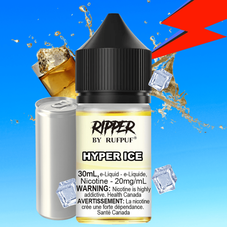 Ripper Rufpuf Salt-Hyper Ice 30ml / 10mg Airdrie Vape SuperStore and Bong Shop Alberta Canada