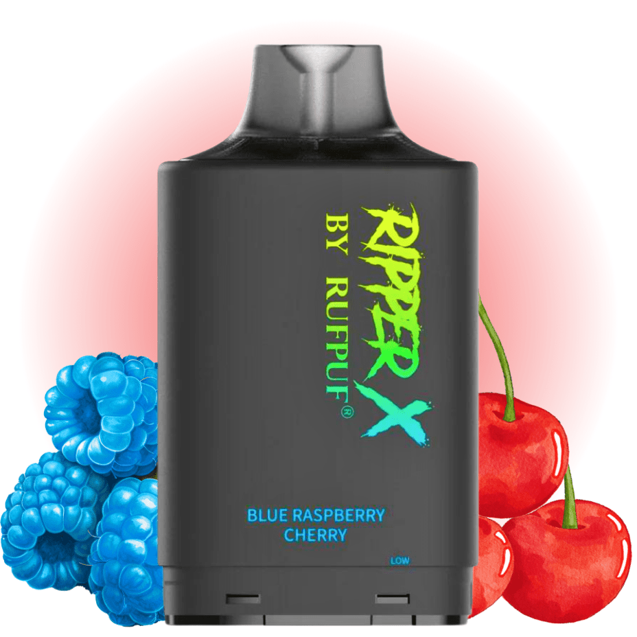 RufPuf Ripper X 35K - Blue Raspberry Cherry 35K / 20mg Airdrie Vape SuperStore and Bong Shop Alberta Canada